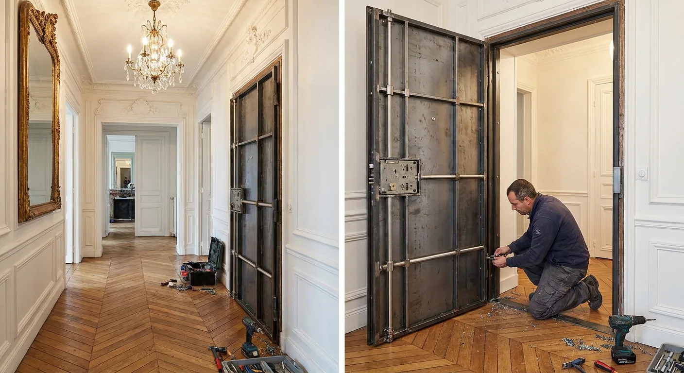 Blinder sa porte à Paris 8 : bloc-porte ou blindage à la française ?